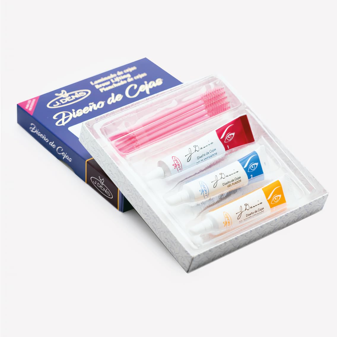 J. Denis Kit Diseño De Cejas: pigmentos de alta calidad para color duradero.