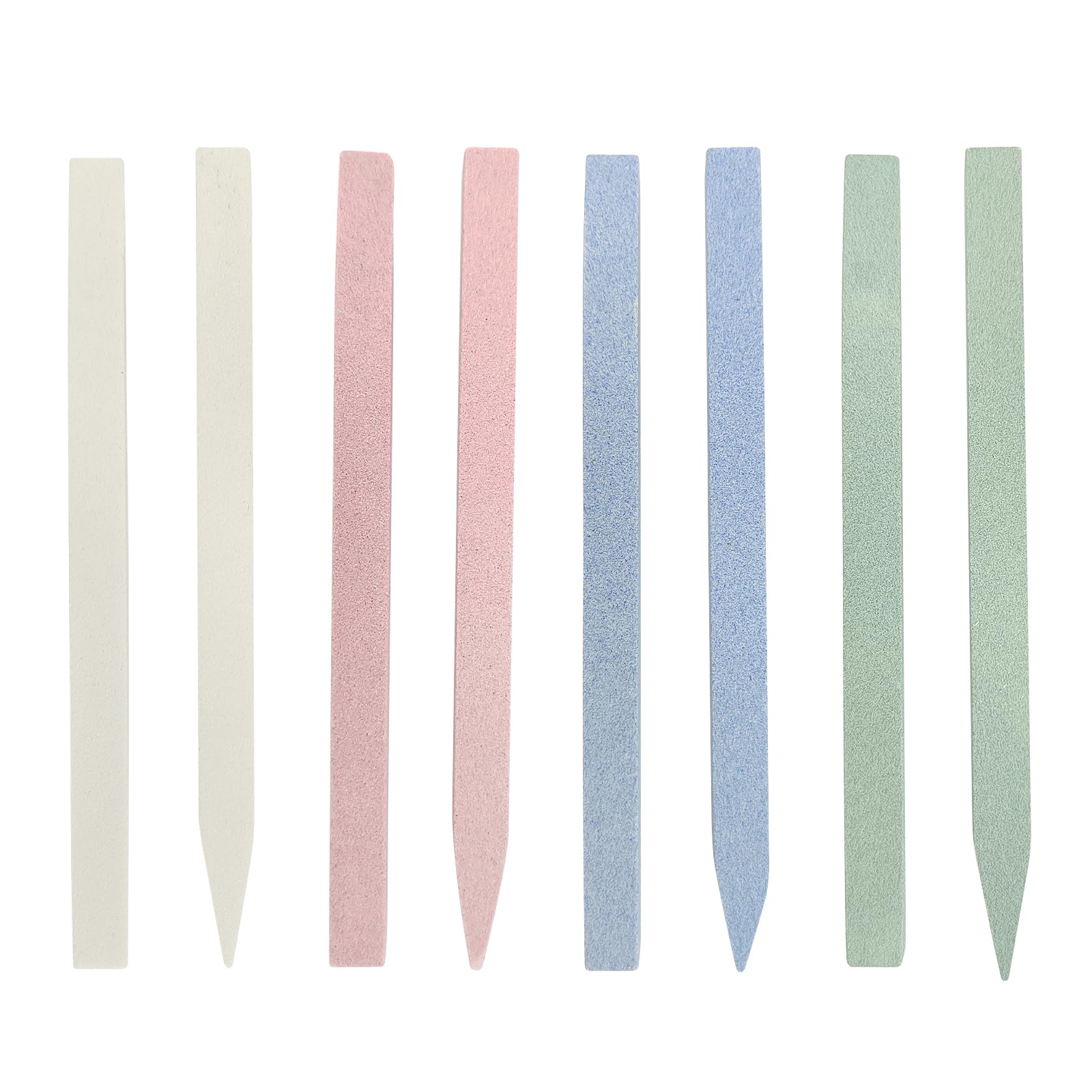 Jaasuee 8-piece stone nail file set for simple at-home nail care