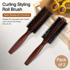 Jaasuee boar-bristle brush evenly distributes oils to reduce buildup and boost bounce