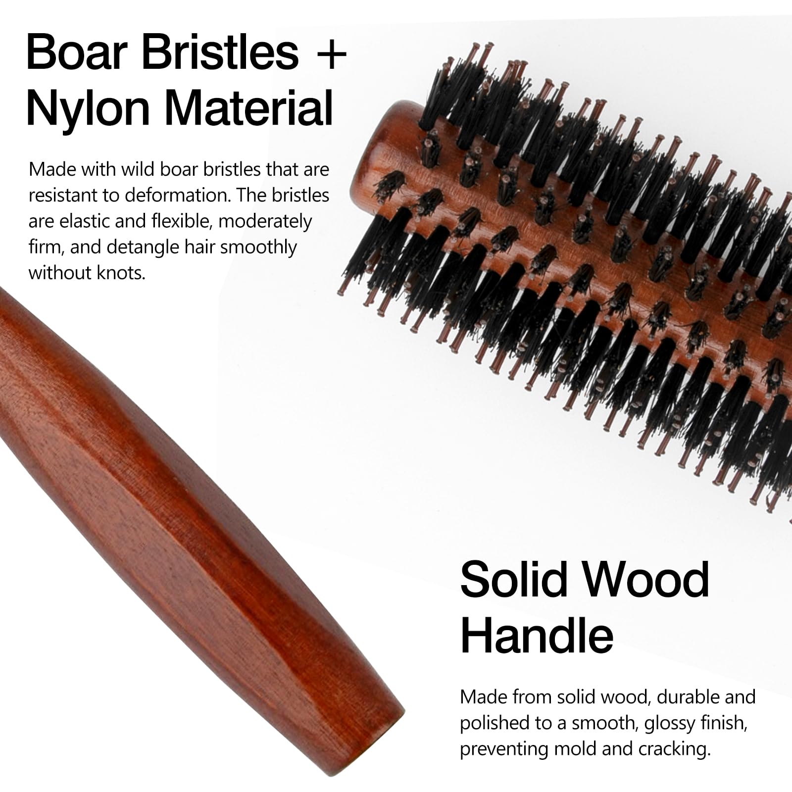 Jaasuee high-density bristles offer durable performance for everyday styling