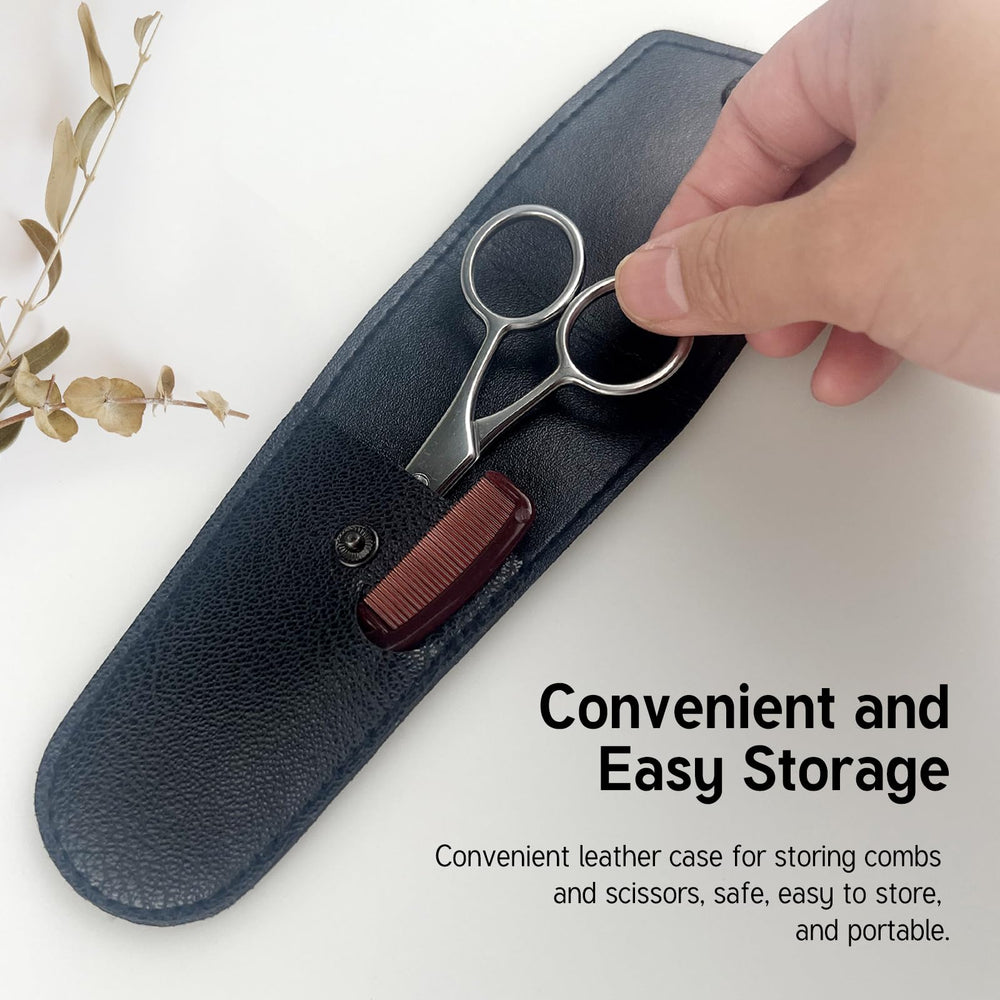 Jaasuee compact facial hair trimmer design enables easy daily adjustments.