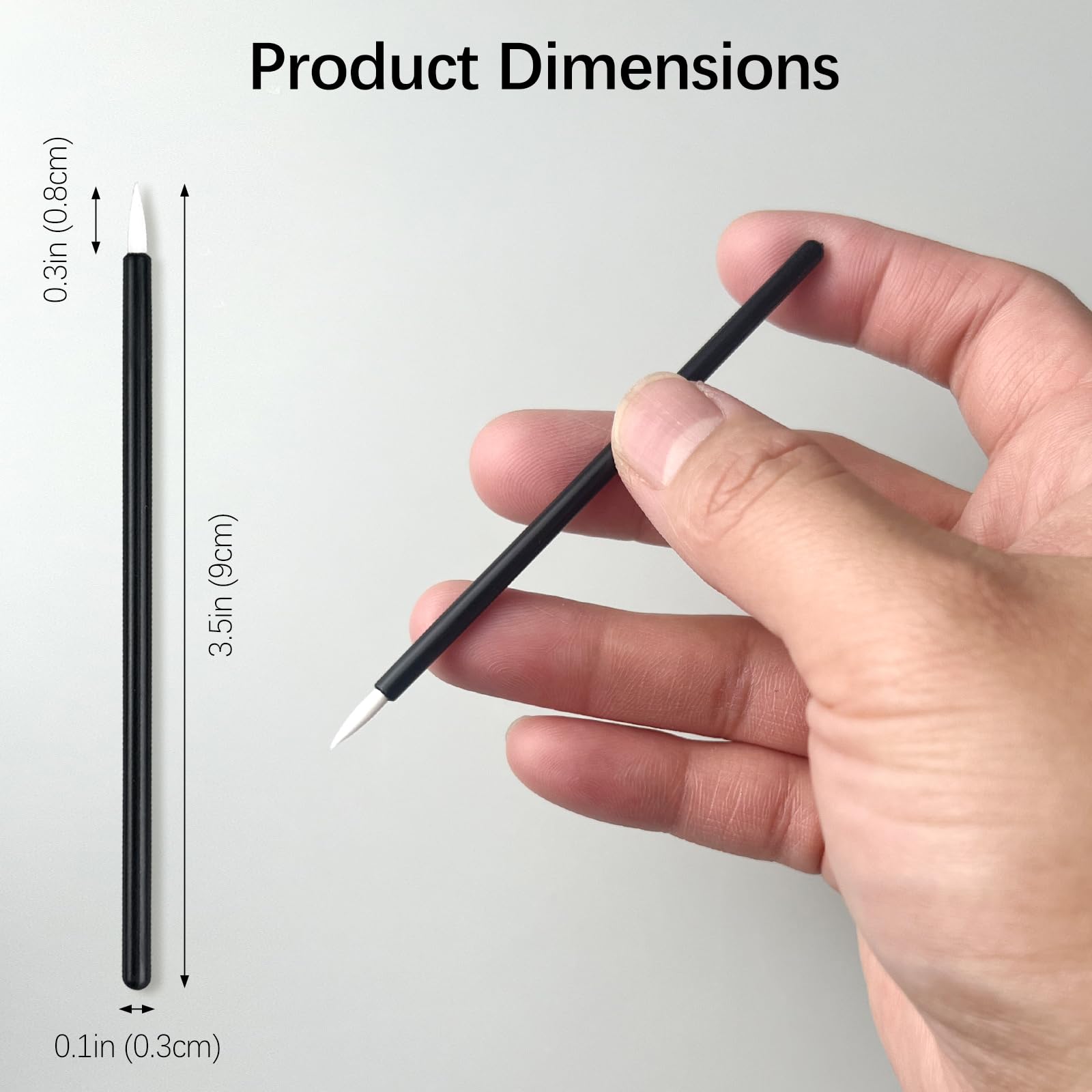 Jaasuee disposable eyeliner brush versatile for art and beauty tasks