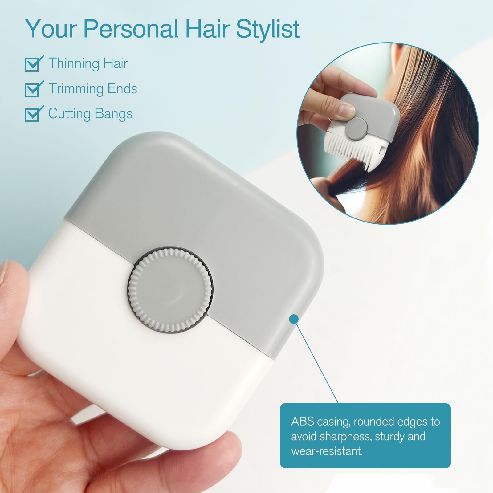 Jaasuee ergonomic ABS grip gray for comfortable handling
