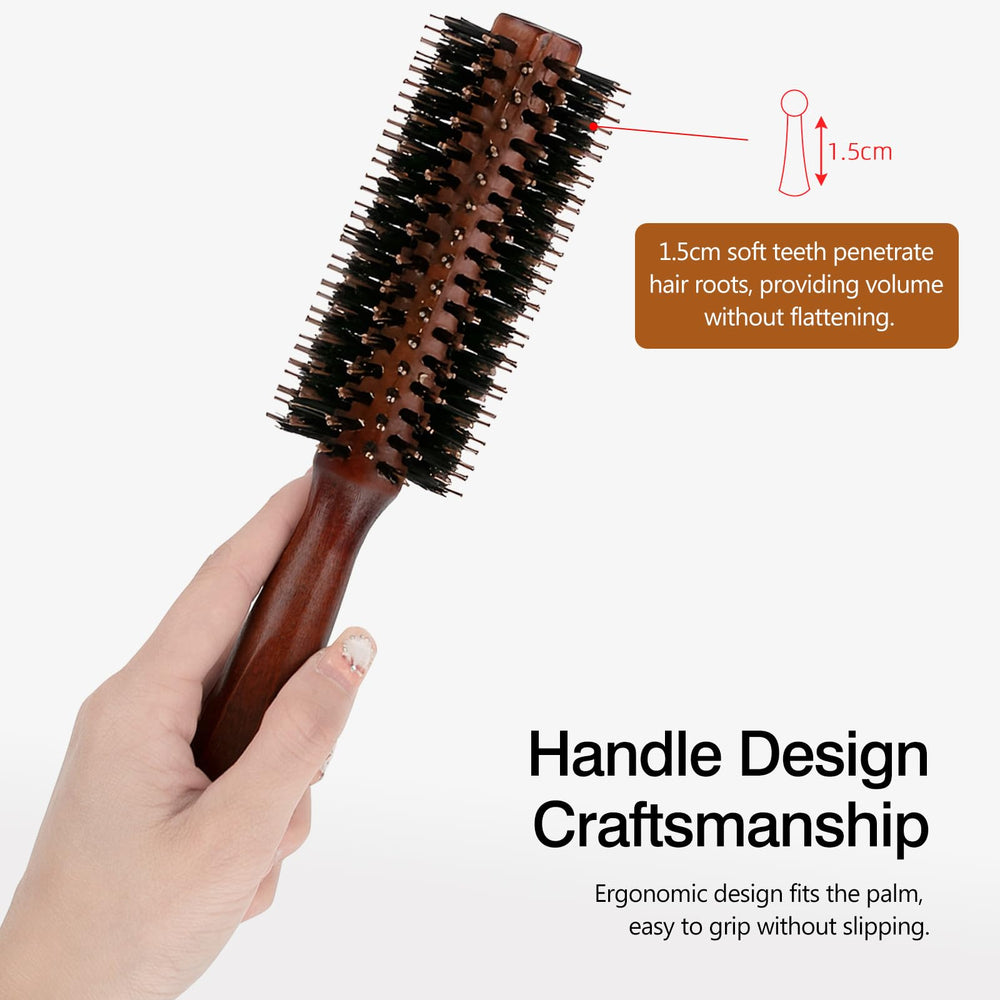 Jaasuee brush diameter 1.88 inches creates natural waves and lifts roots