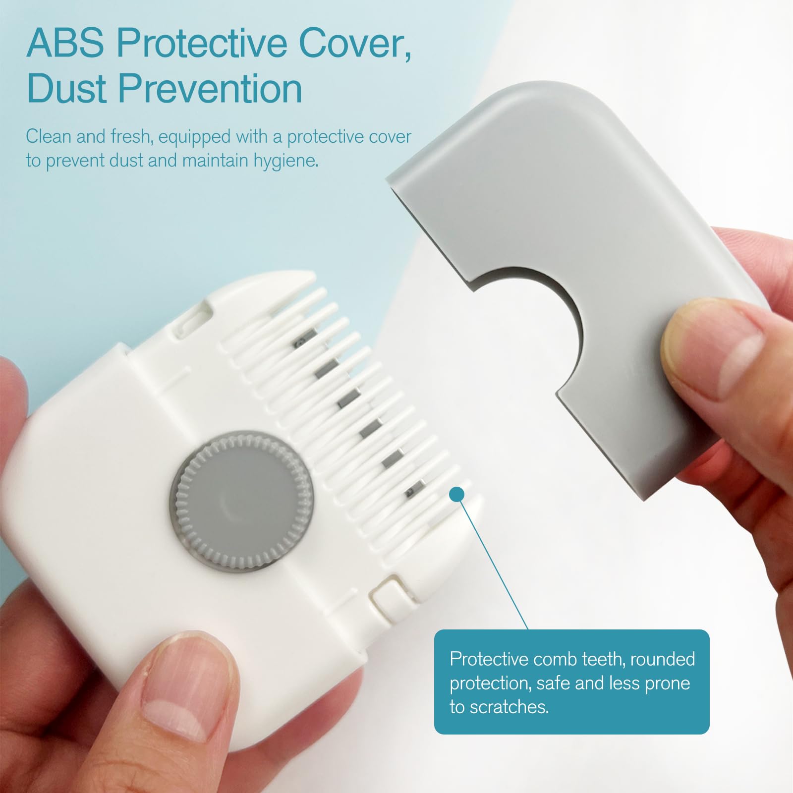 Jaasuee safe enclosed blade gray protects fingers during trimming