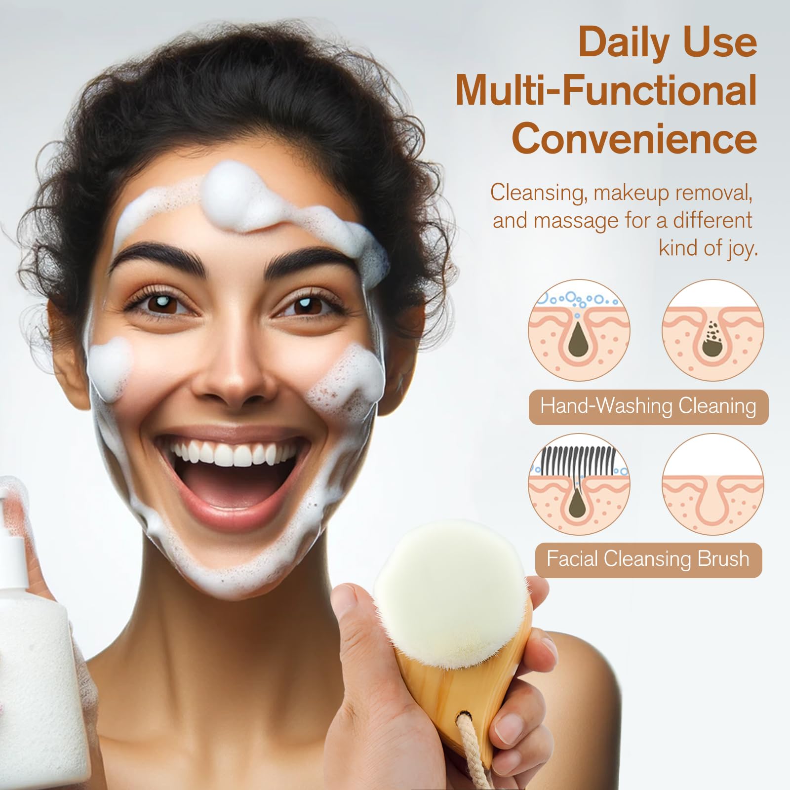 Jaasuee brush travel size ideal for on-the-go skincare