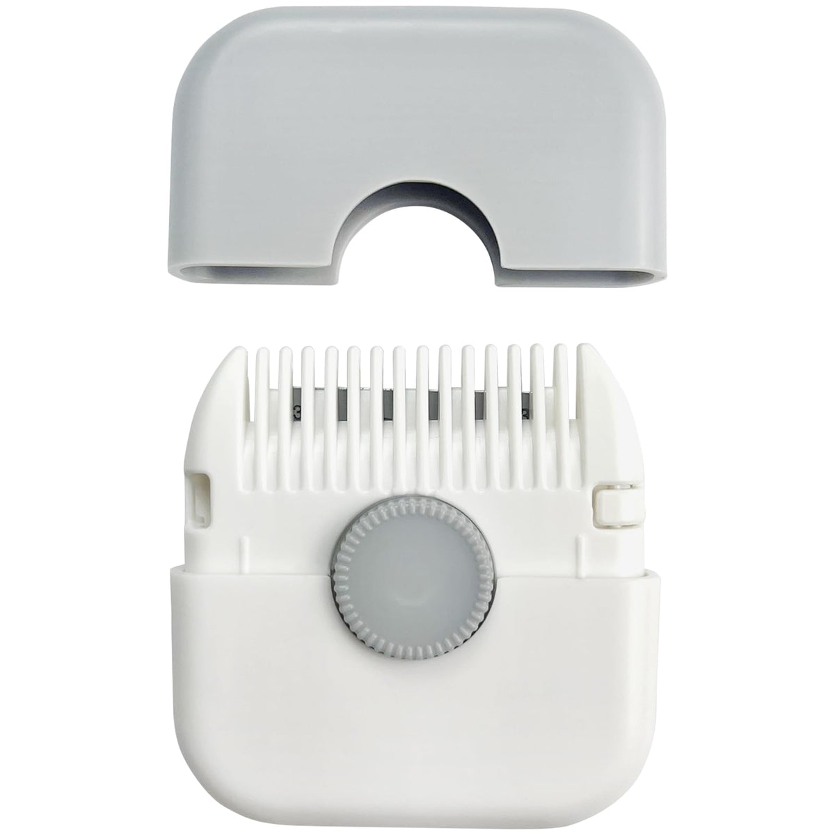 Jaasuee two-pack trimmer gray compact in hand for travel grooming