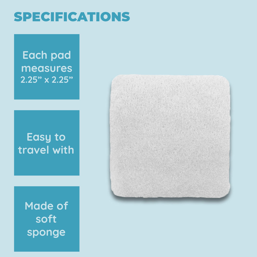 Jacent mini exfoliating pad travel-size design image highlights on-the-go skincare.