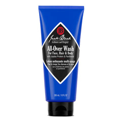 Jack Black All-Over Wash bottle pour for versatile 3-in-1 cleanse.