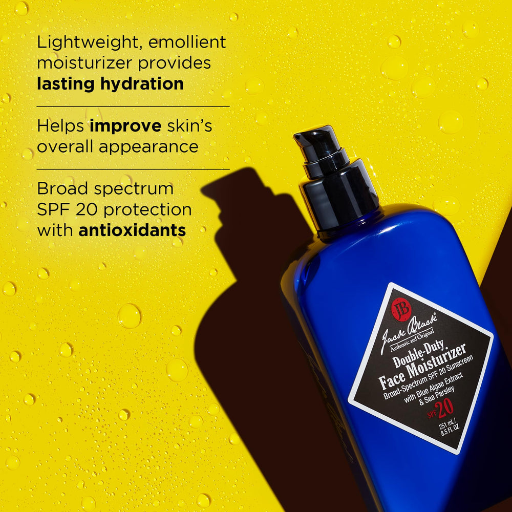 Pump dispenser of Jack Black Double-Duty Face Moisturizer