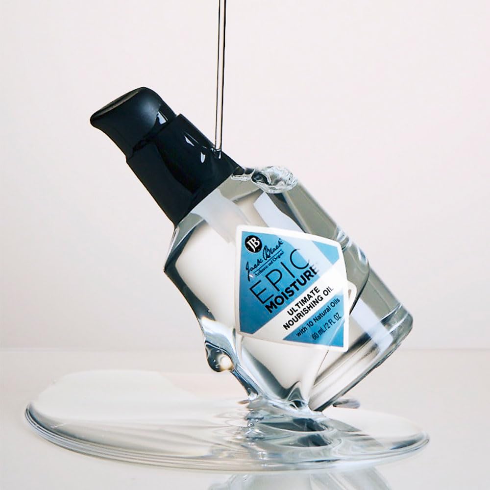 Jack Black Epic Moisture Ultimate Oil applied to facial skin for smoothness