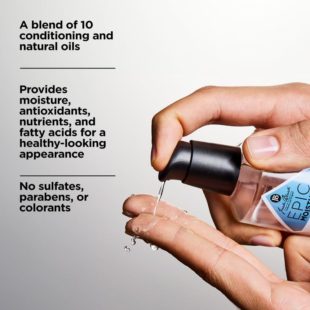 Jack Black Epic Moisture Ultimate Oil used as pre-shave for moisturized skin