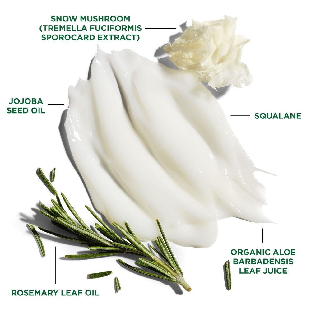 Jack Black balm on hair ends for smoother, frizz-reduced styling.