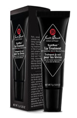 Jack Black NightMode, textura cremosa destacada, suaviza labios con hidratación prolongada.