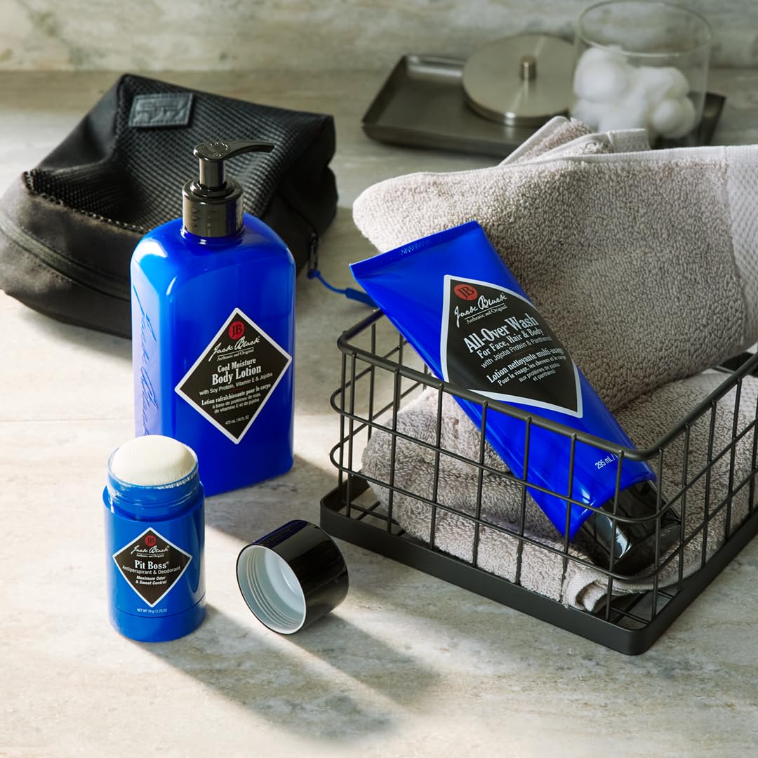 Jack Black Pit Boss paraben-free and cruelty-free formula for gentle care.