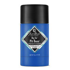 Jack Black Pit Boss Big Sir deodorant stick cap close-up for all-day protection