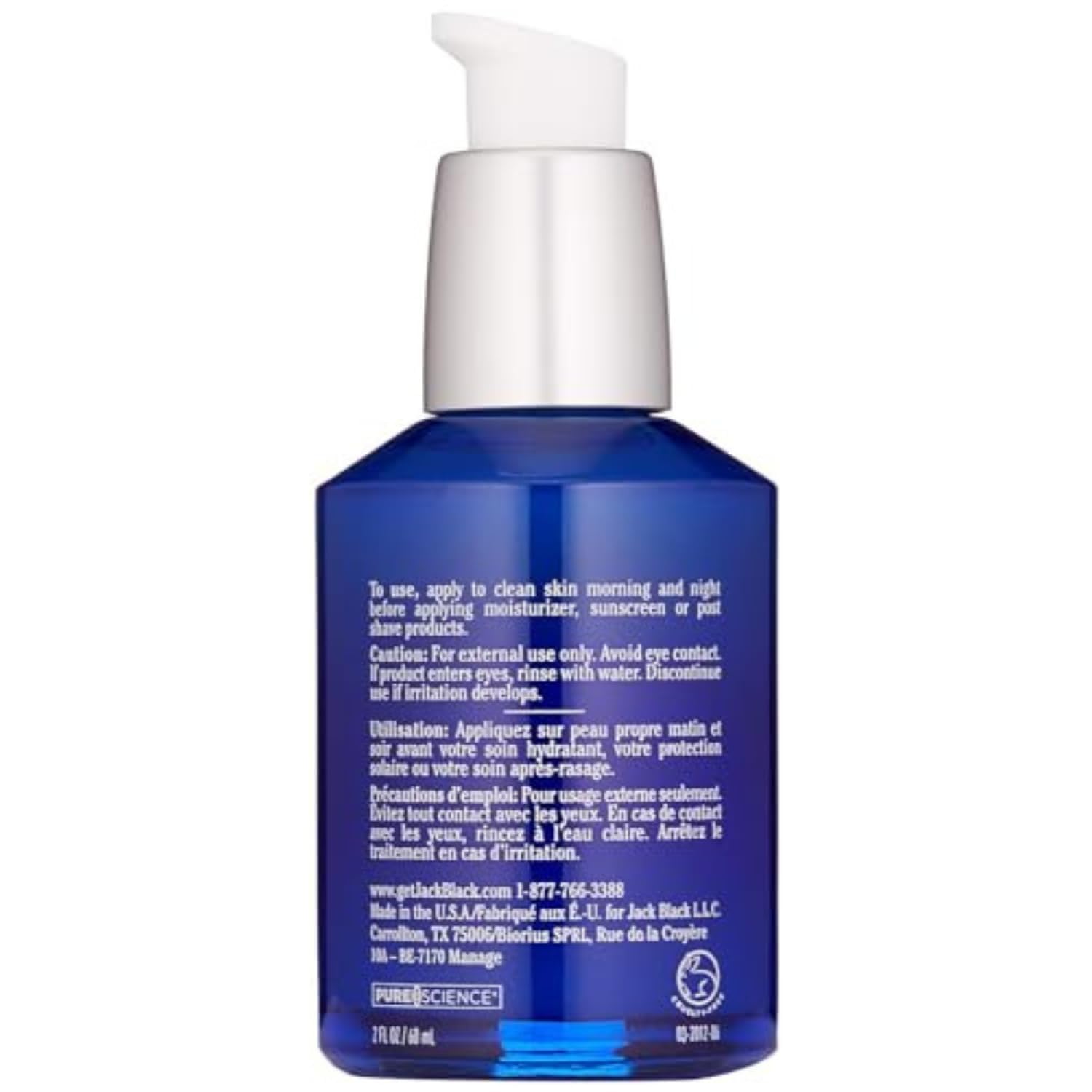 Jack Black Protein Booster Serum on the face illustrates a daily skincare ritual.