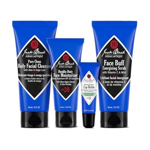 Jack Black Skin Saviors Set Double-Duty Moisturizer SPF 20 provides lightweight protection.