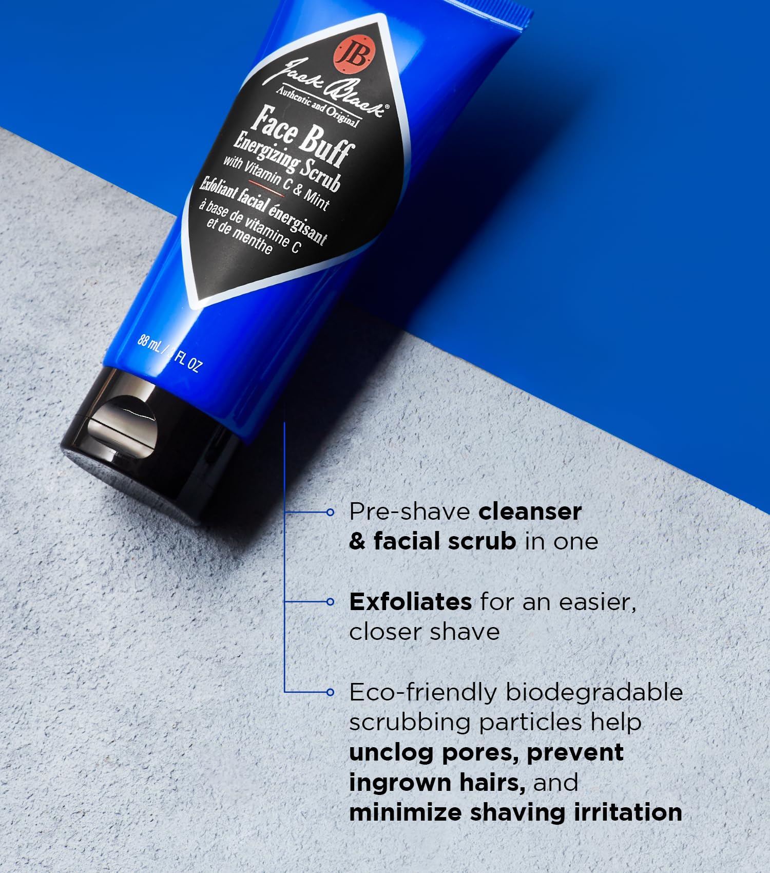 Travel-size packaging of Jack Black Skin Saviors Set ideal for on-the-go routines.