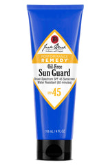 Jack Black Sun Guard SPF 45 bottle with water- and sweat-resistant protection.