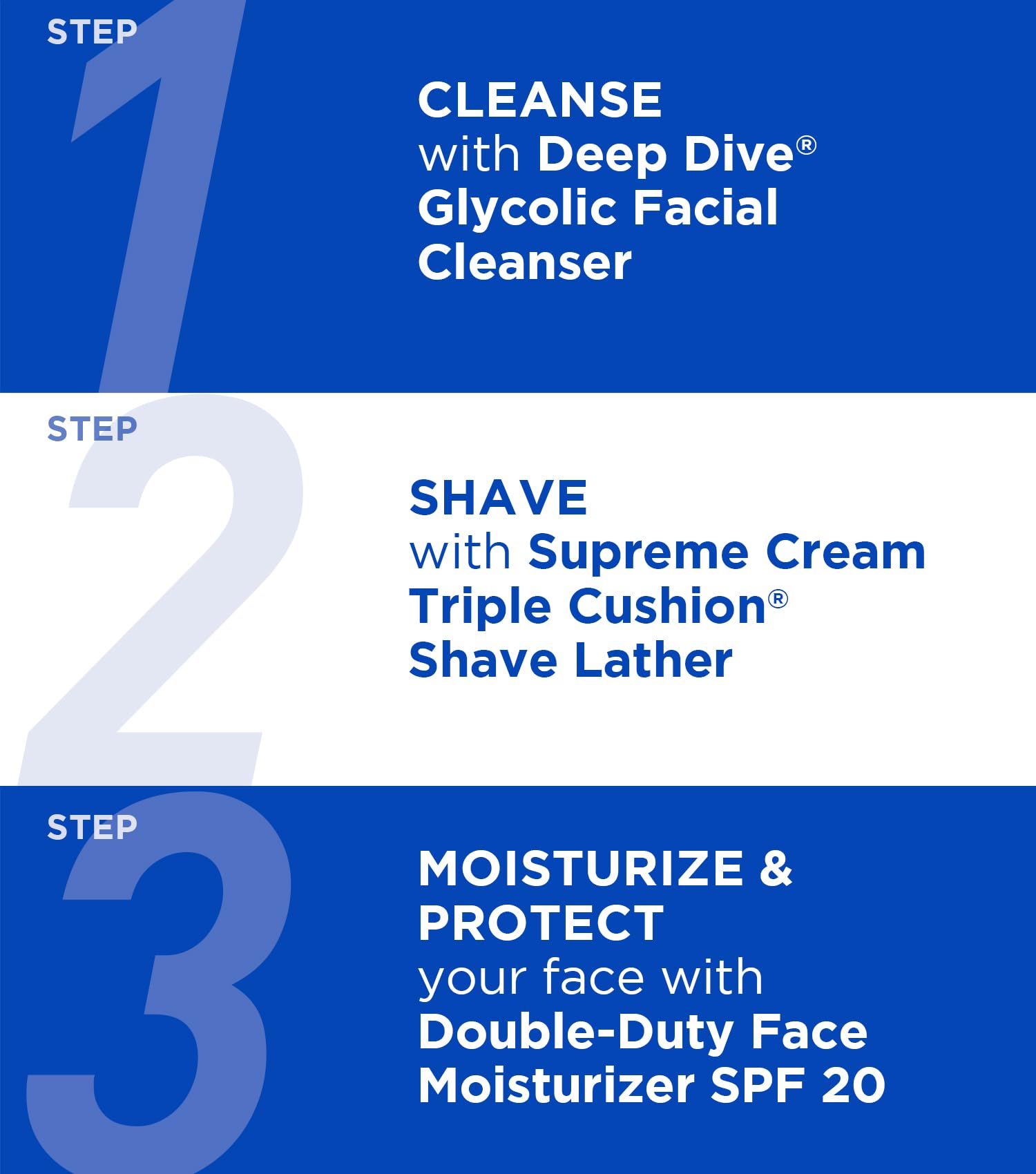 Jack Black Supreme Cream Triple Cushion packaging on shelf.
