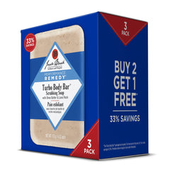 Jack Black Turbo Body Bar in box for energizing daily cleanse.