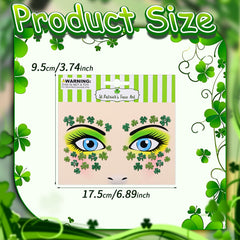 Jacnkb clover rhinestone designs add eye-catching sparkle to festive outfits.