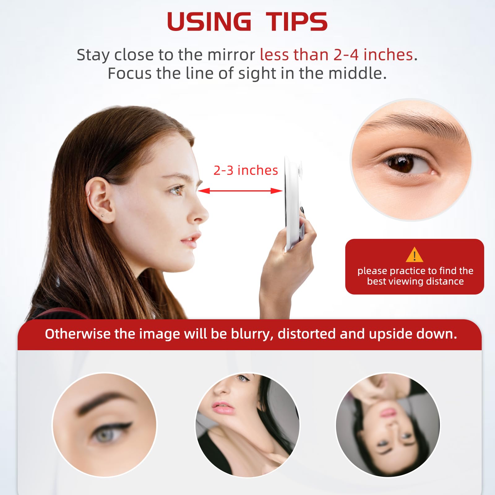 Jadazror travel magnifier with tweezers helps on-the-go grooming routines.