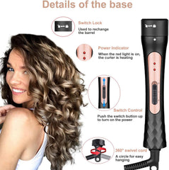 JAETON 19-32mm barrel delivers voluminous, glam waves.