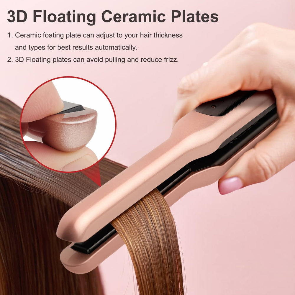 JAETON ceramic tourmaline plates smooth frizz and boost shine