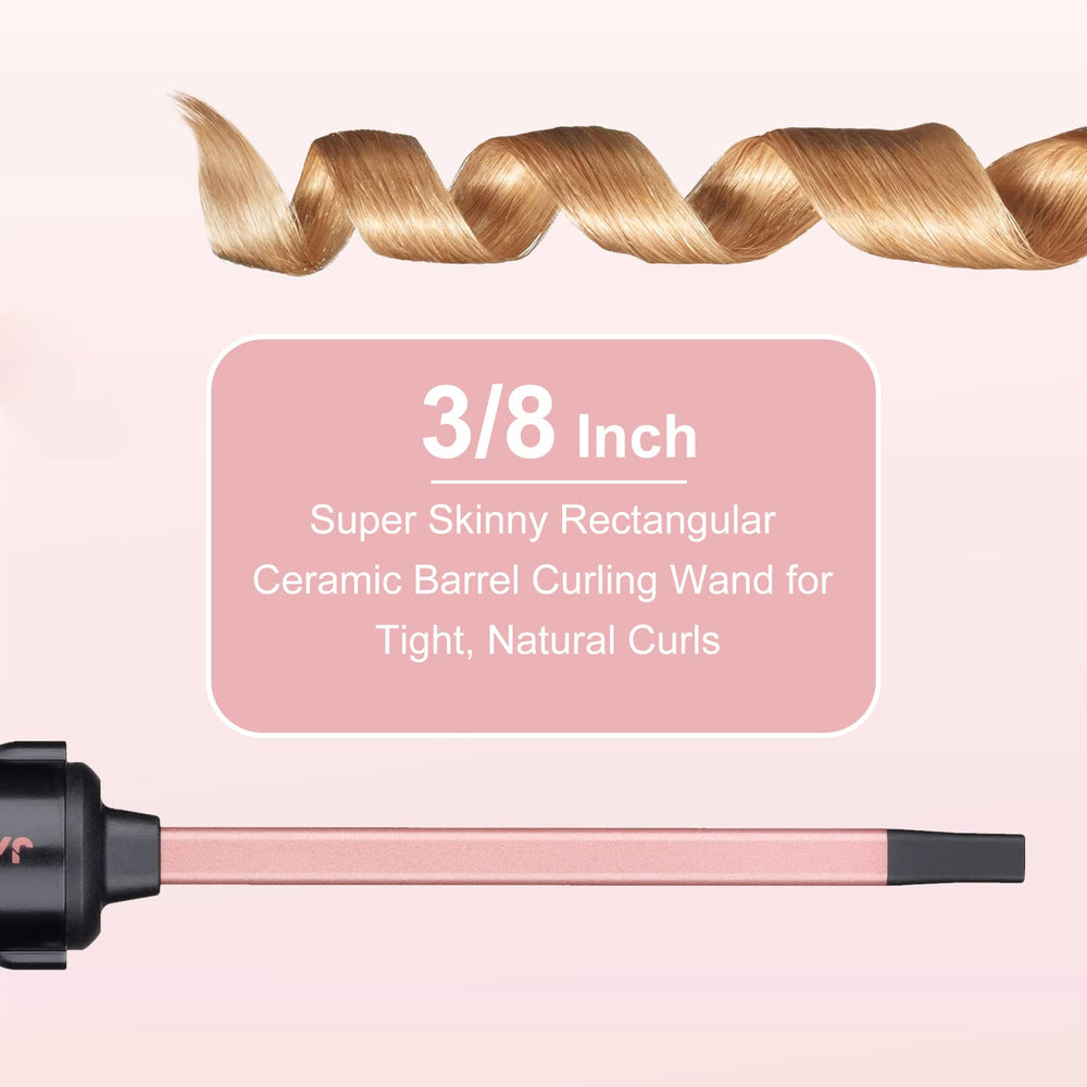 Jaeton fast-heat technology heats quickly for efficient morning styling.