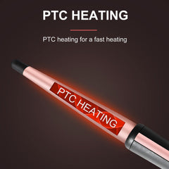 JAETON curling wand includes heat-resistant glove for safe handling during styling