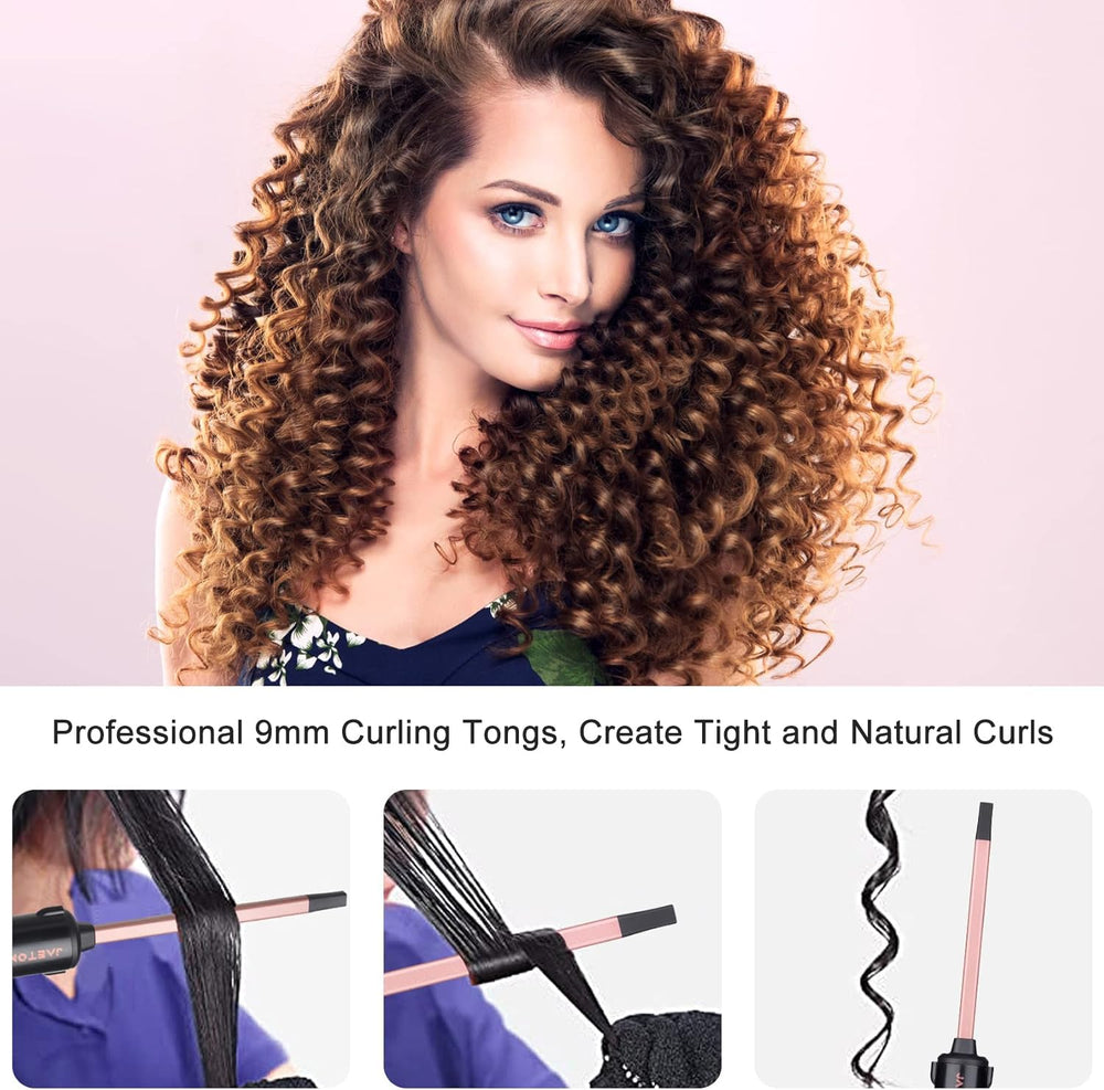 Jaeton tourmaline ceramic coating promotes shiny results and minimizes frizz during styling.