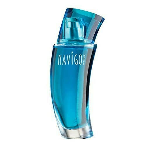 JAFRA Navigo Homme bottle back with label details suggesting premium quality