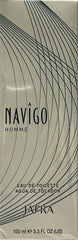 JAFRA Navigo Homme packaging box presents a premium gift-ready feel