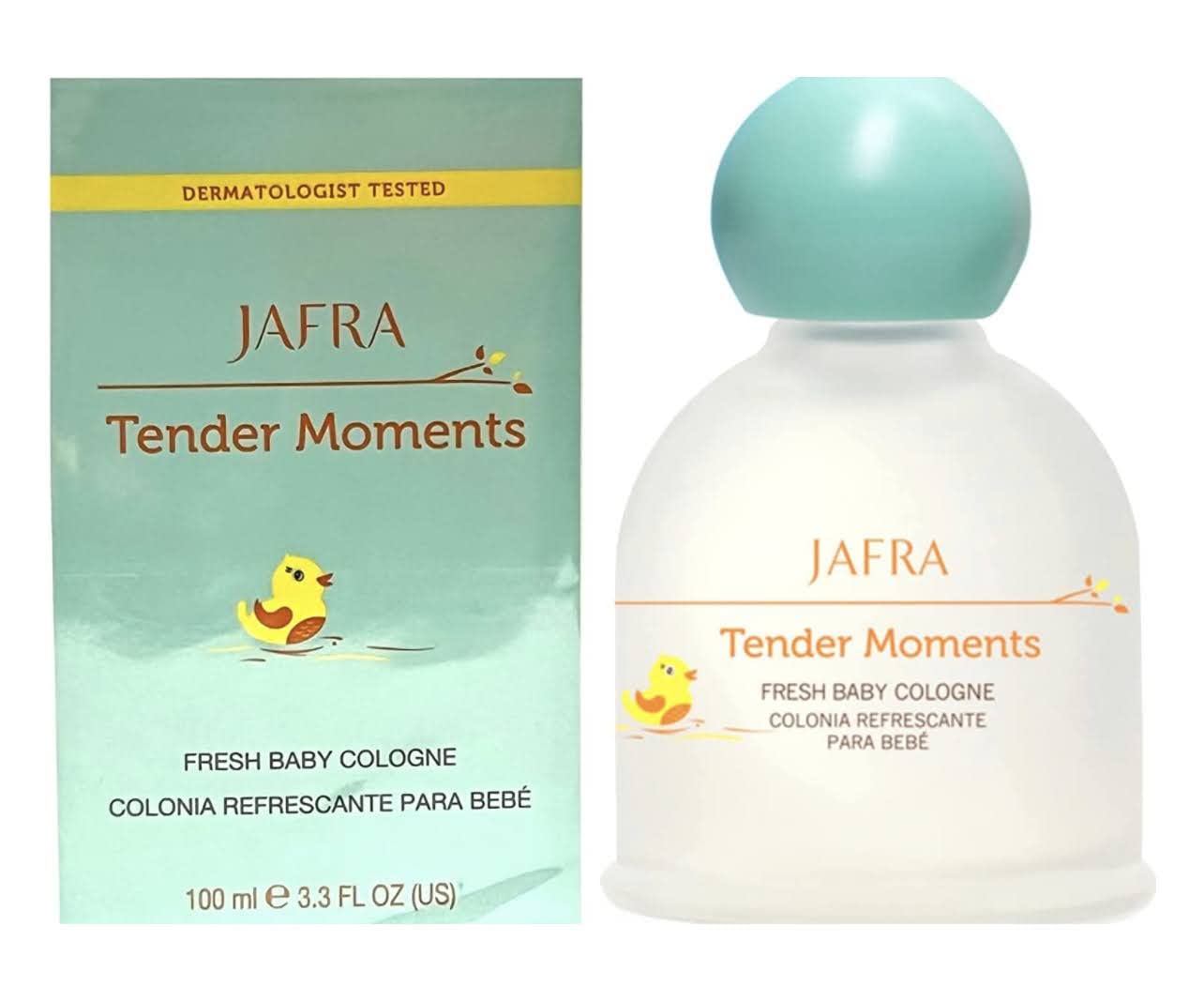 JAFRA Tender Moments Fresh Baby Cologne cap enables easy, mess-free application.