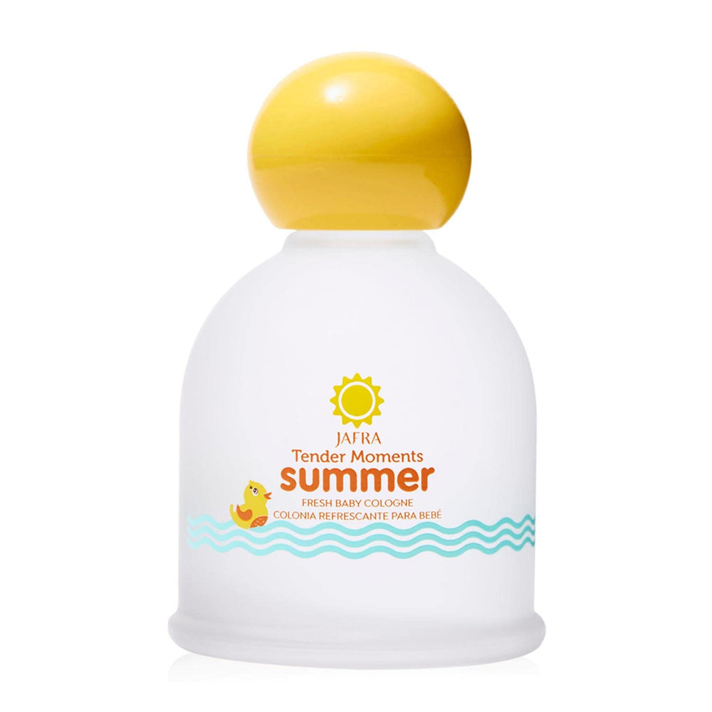 JAFRA Tender Moments Summer Fresh spritz shows a sunny, kid-friendly scent on skin.