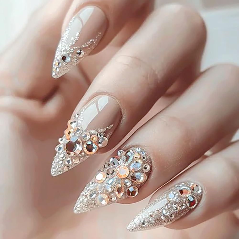 Jaliya 3000pcs rhinestones total for long-term projects