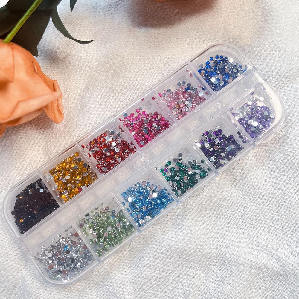 Jaliya colorful resin diamonds with mixed colors for vibrant designs