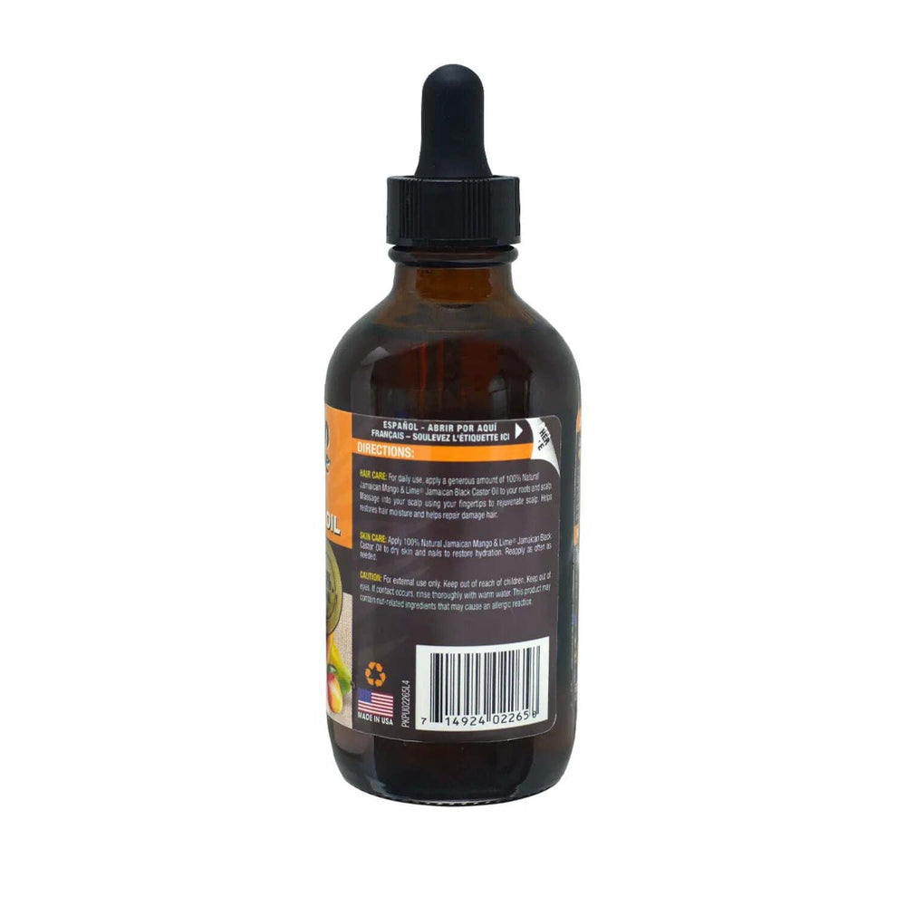 Jamaican Mango & Lime Black Castor Oil – aplicación en el cuero cabelludo para nutrir la fibra capilar