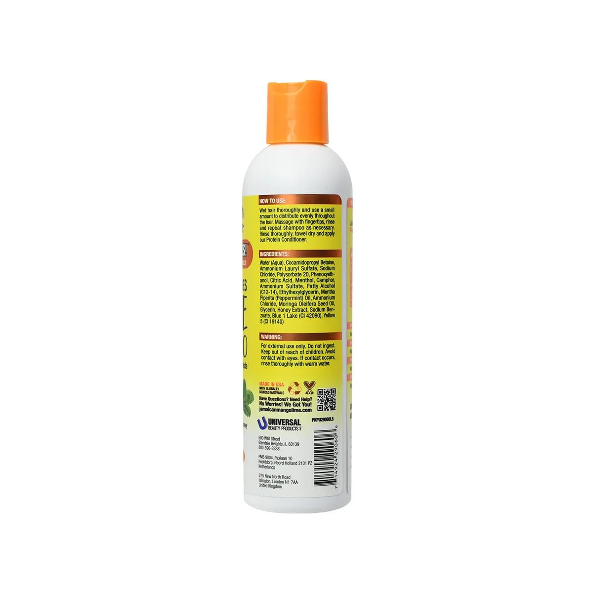 Jamaican Mango & Lime Love Your Locs scalp tingling close-up highlighting cooling relief.