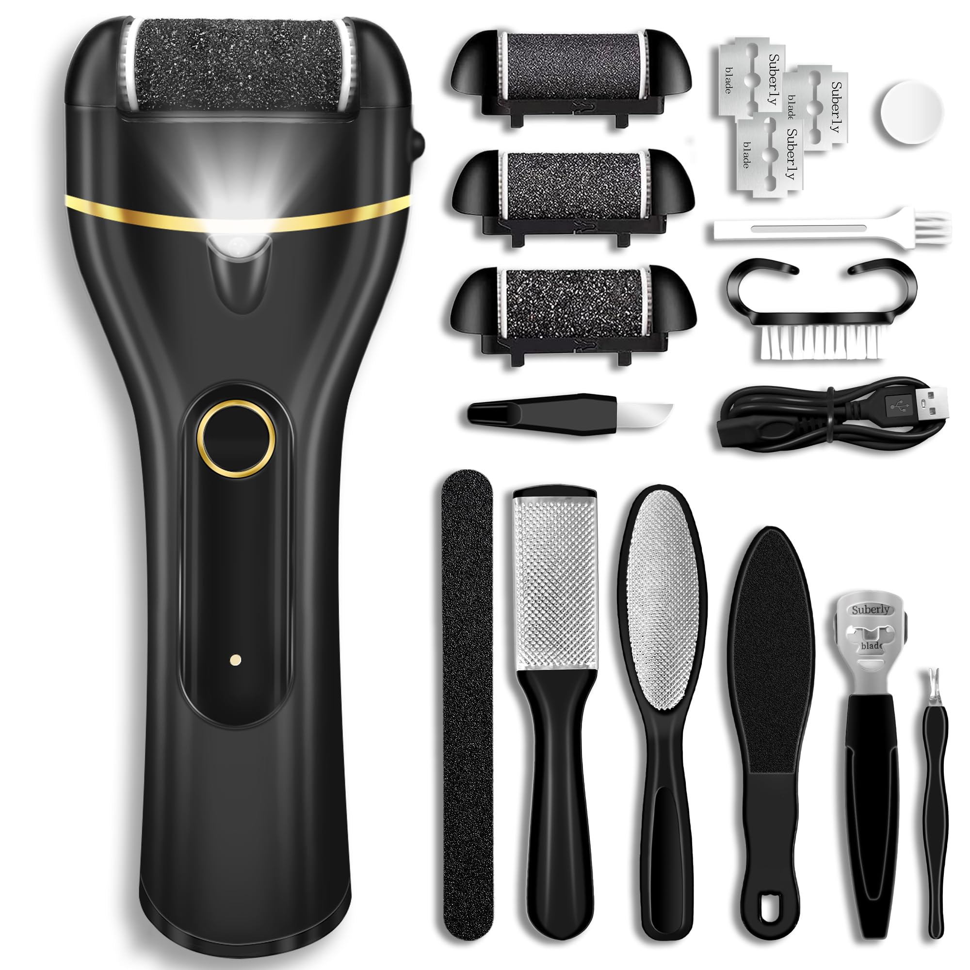 Jamestry Callus Remover kit with full 17-in-1 set for at-home pedicure.