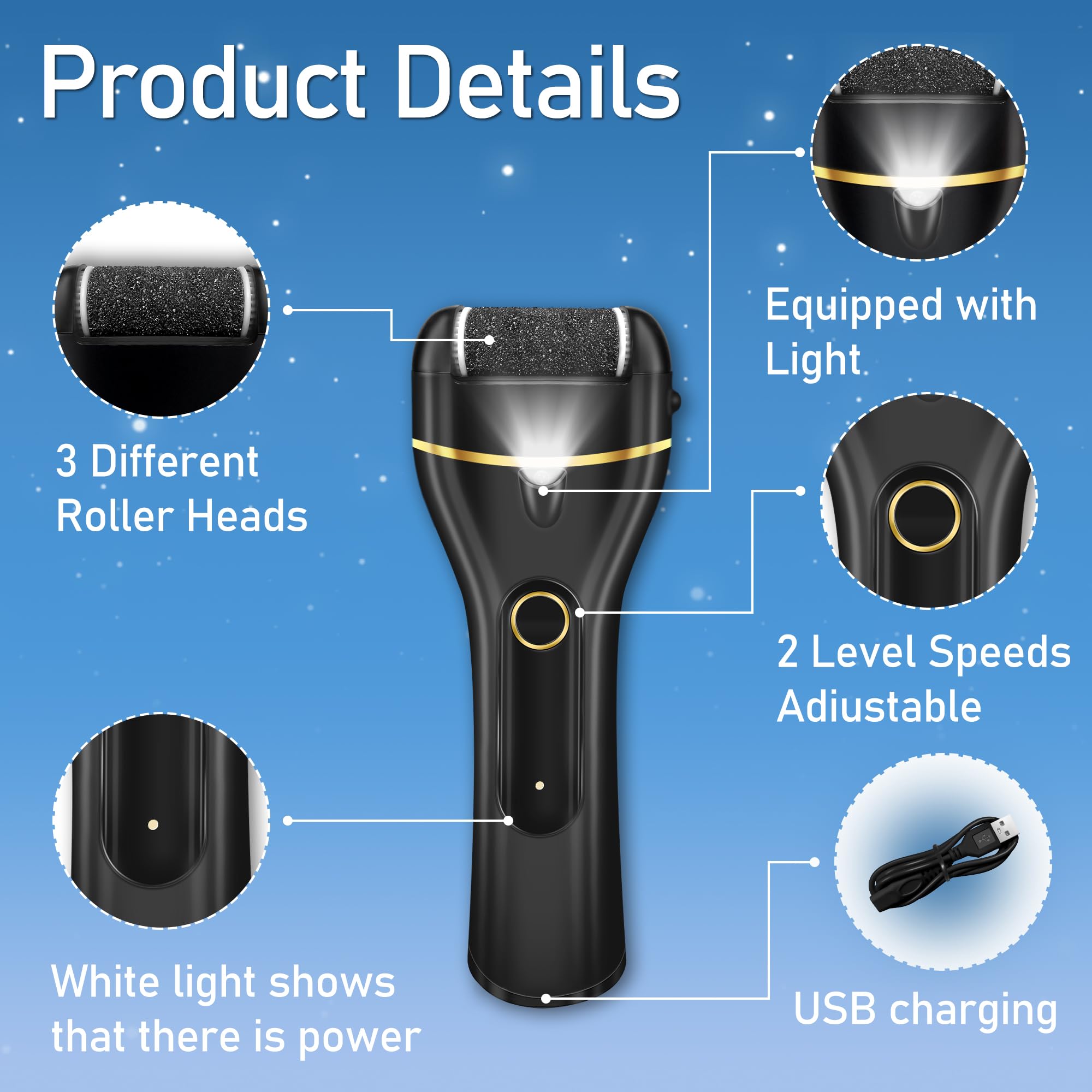 Jamestry callus remover set makes a thoughtful gift for feet care enthusiasts.