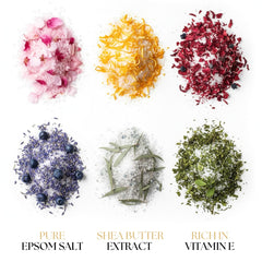 Jane & Bloom Cherry Blossom & Peony bath for luxurious scent