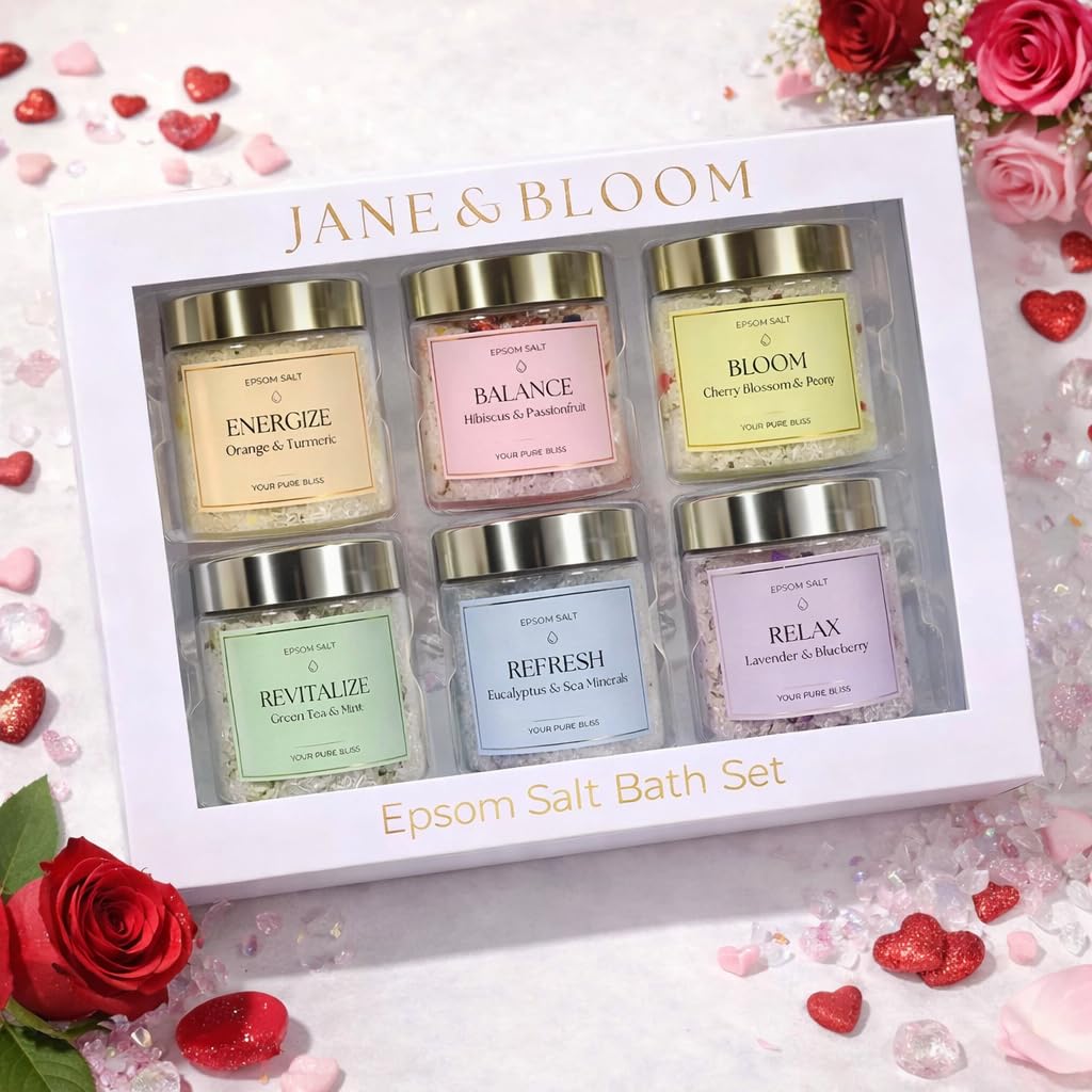 Jane & Bloom Gift packaging shown, ideal for birthdays or self-care