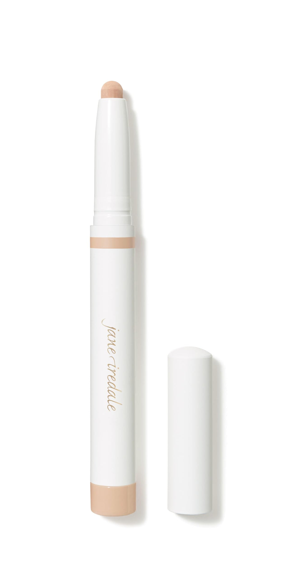 Jane Iredale ColorLuxe Eye Shadow Stick swatch shows rich pigment and smooth blend for lids.