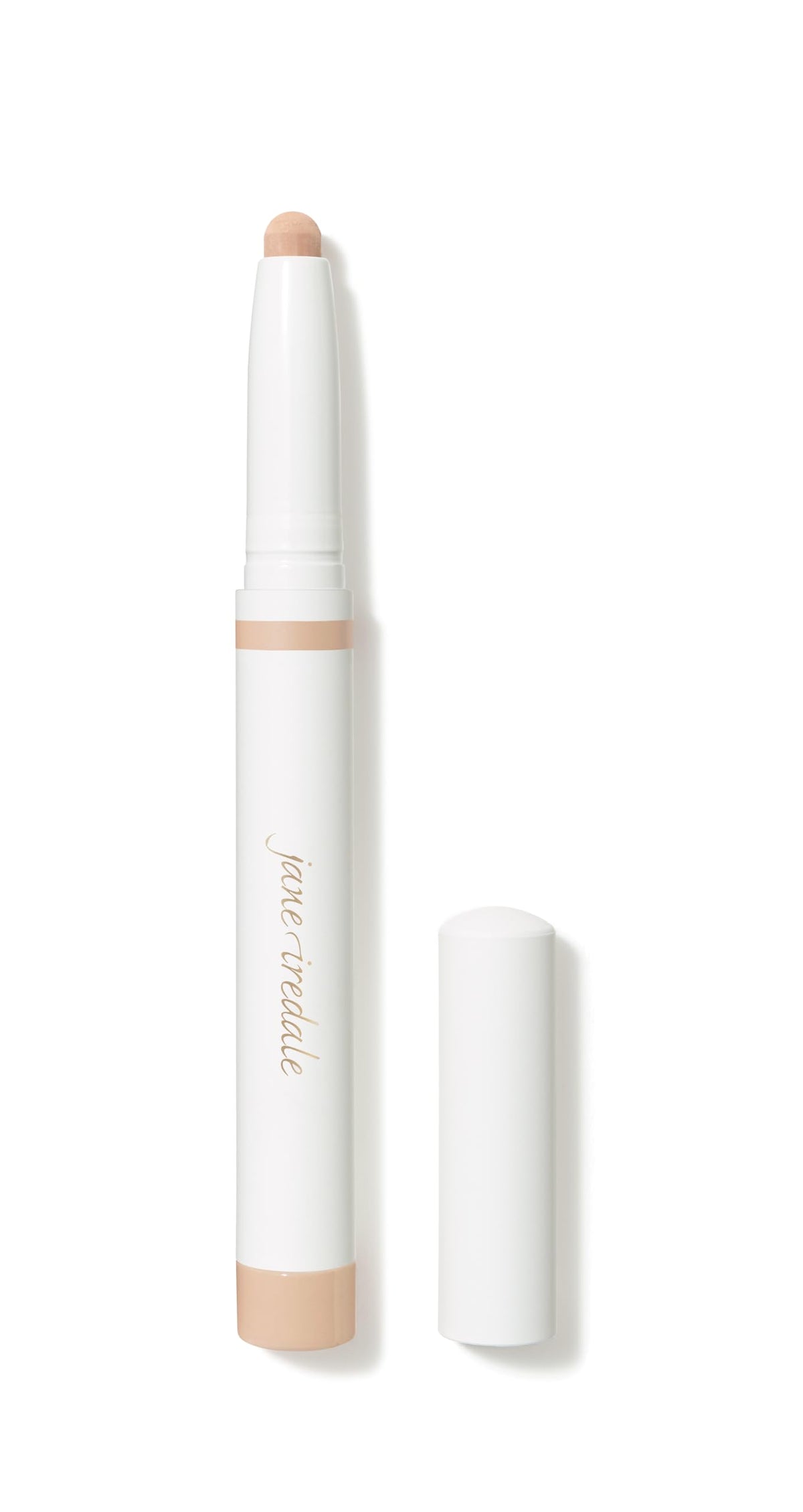 Jane Iredale ColorLuxe Eye Shadow Stick swatch shows rich pigment and smooth blend for lids.