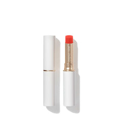 Jane Iredale Just Kissed lip stain application shows hydrating, long-lasting color.