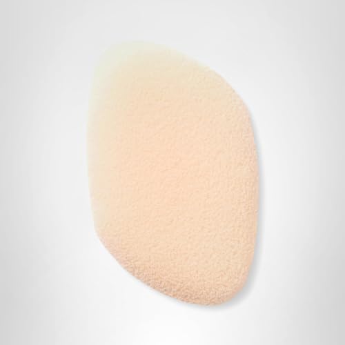 Jane Iredale makeup sponge in use for precise camouflage and buildable coverage.