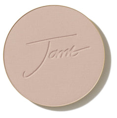 Jane Iredale PurePressed Base Refill compact closed, showing clean vegan makeup packaging